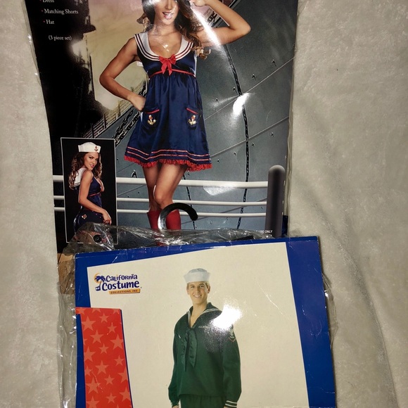 Mens Sexy Short Sailor Costume